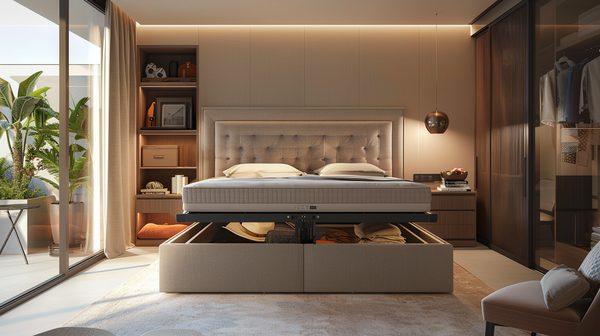 Maximisez l'espace : le lit coffre et ses atouts